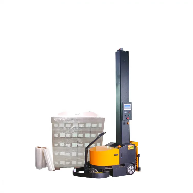 FY-PWPM06 self-propelled mobile pallet wrapping machine